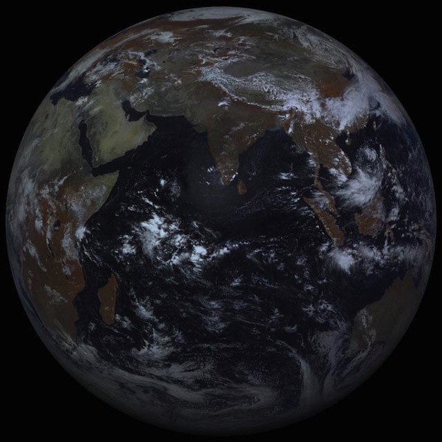 Фотография Земли с орбиты 14 мая 2012 года 10:00 МСК